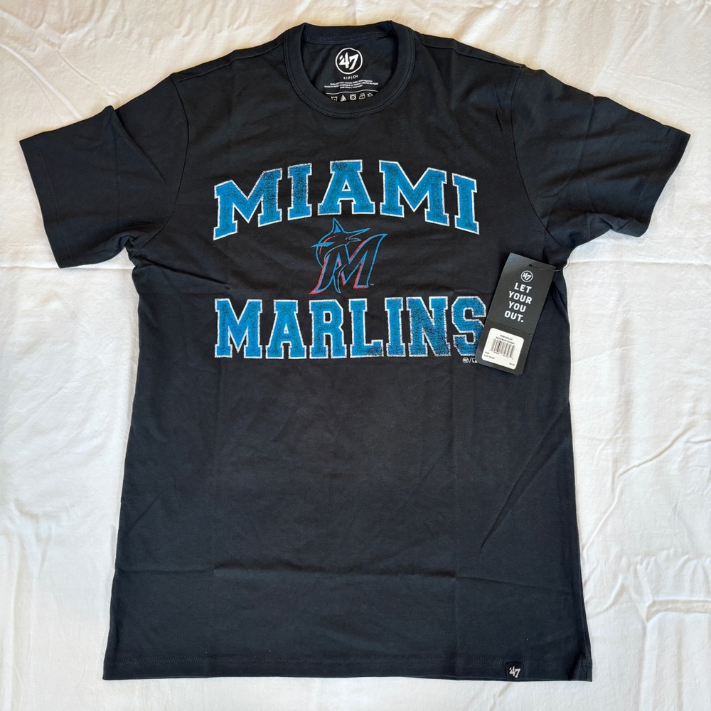 ’47 Brand Miami Marlins T-Shirt‎ - Men’s Small (NWT)